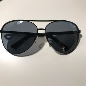 Quay Vivienne Aviator Sunglasses